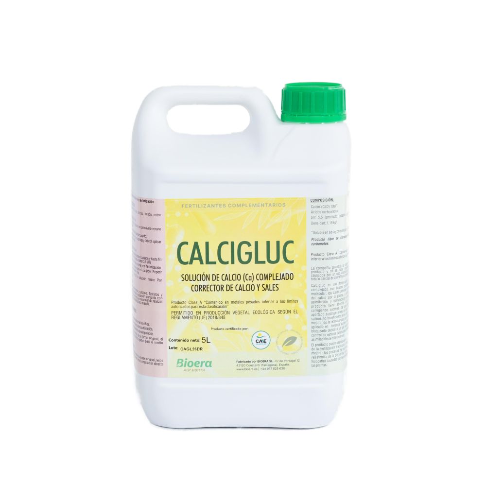 Кальциглюк, CALCIGLUC — коректор засолення грунту, 20 л, Bioera