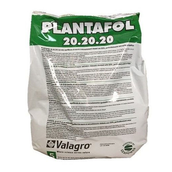 Плантафол, Plantafol 20-20-20 - водорозчинне комплексне добриво, 1 кг, Valagro