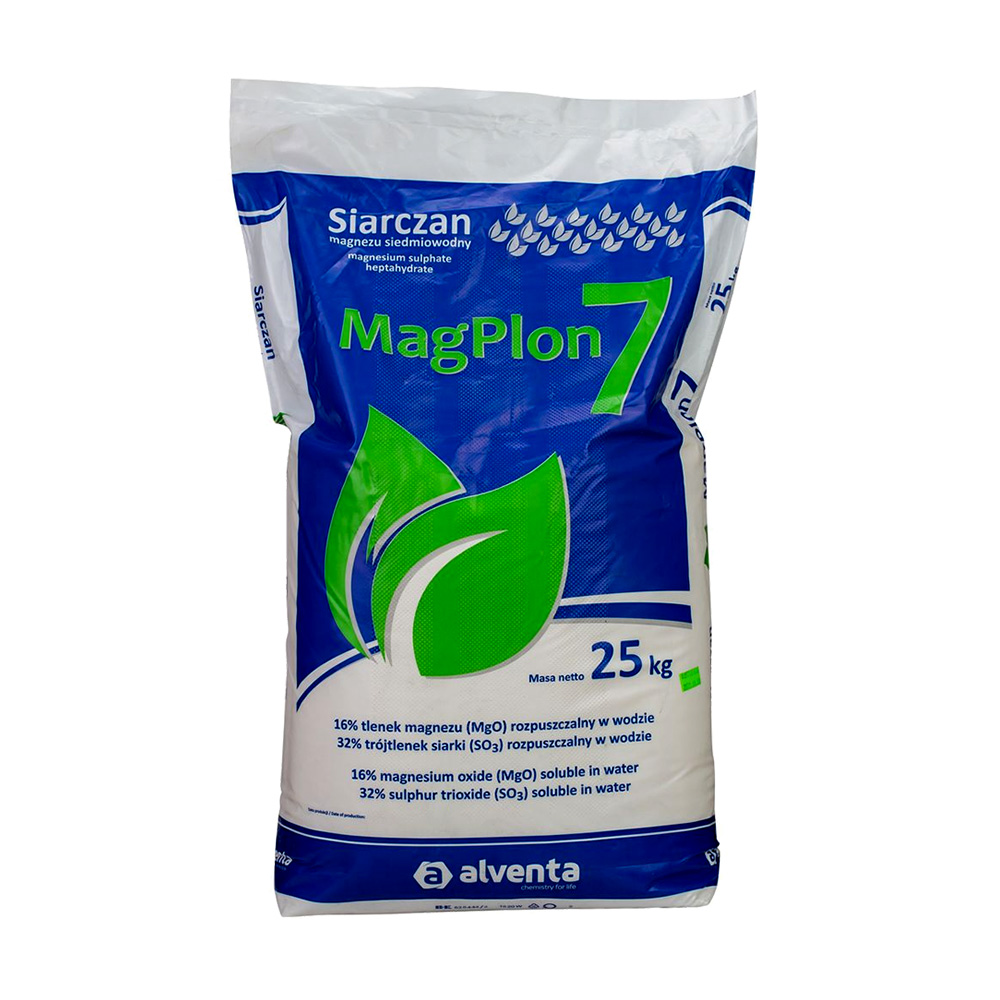 MagPlon 7 - cульфат магнію семиводний 16%Mg 32%SО3, 25 кг, Alventa