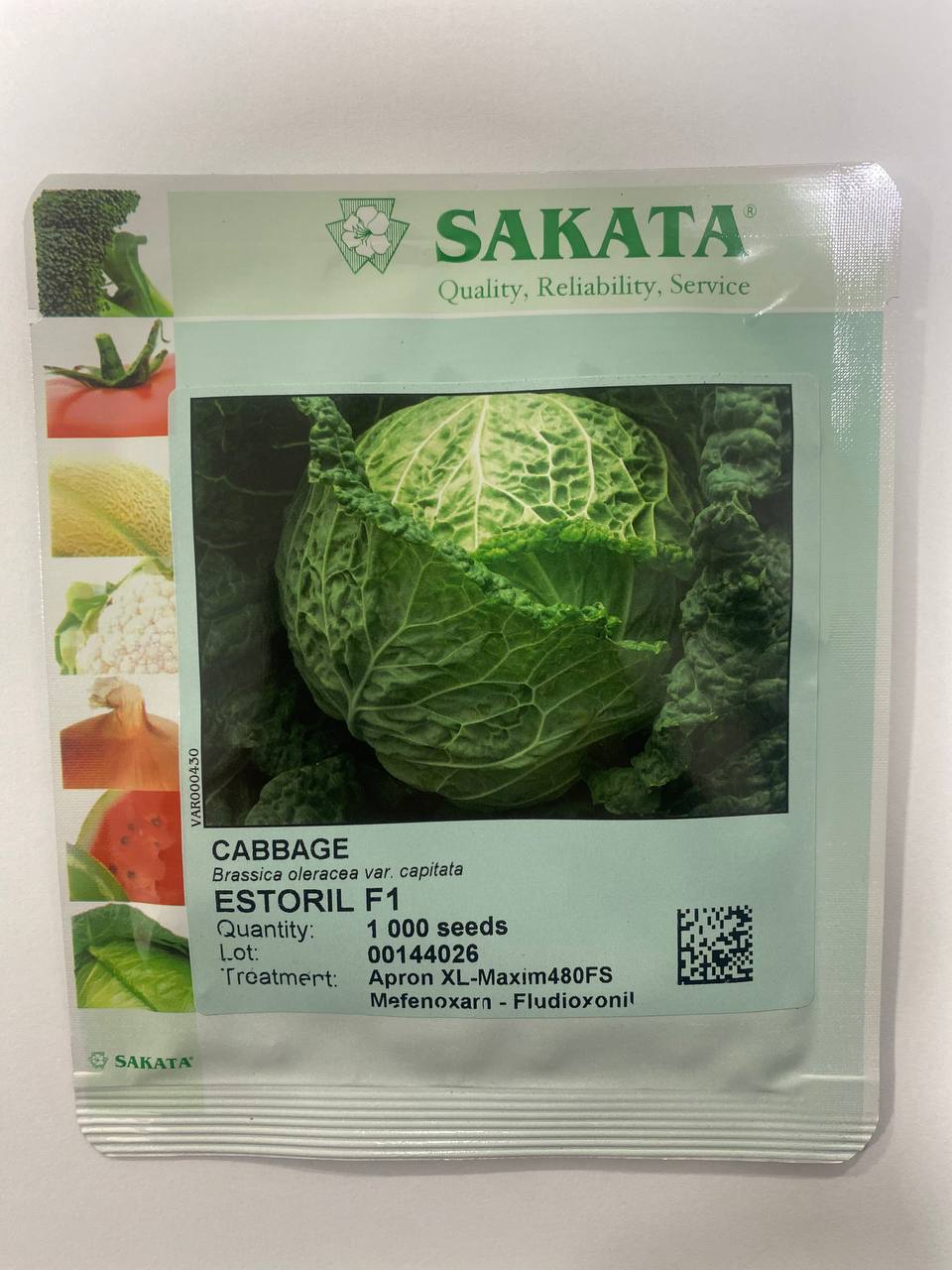 Есторіл F1 - капуста савойська, 1000 насінин, Sakata