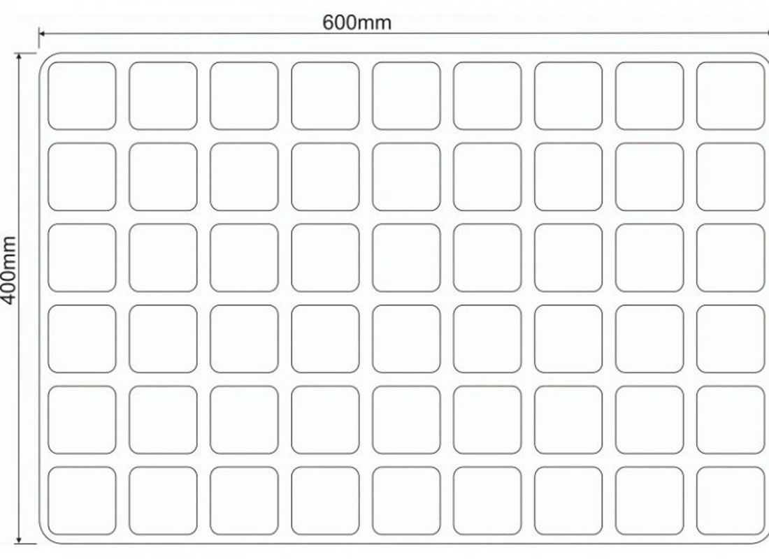 Касети для розсади 54 комірки, 60 шт, Roko - Image 3