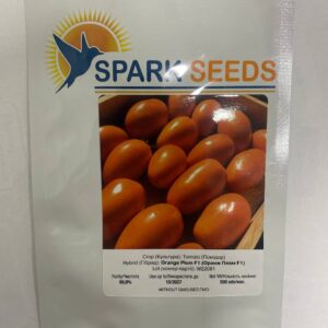 ОРАНЖ ПЛАМ F1, ORANZH PLAM F1 - томат індетермінантний, 500 насінин, Spark Seeds