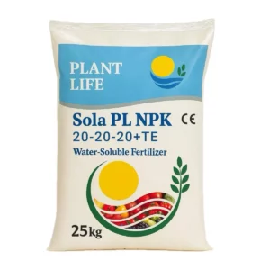 Плант Лайф NPK 20-20-20 + TE - водорозчинне добриво, 25 кг, Van Iperen