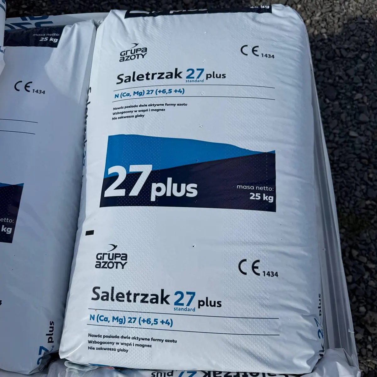 Салетжак 27 плюс, Saletrzak 27 plus - вапняково-аміачна селітра, 25 кг, Grupa Azoty