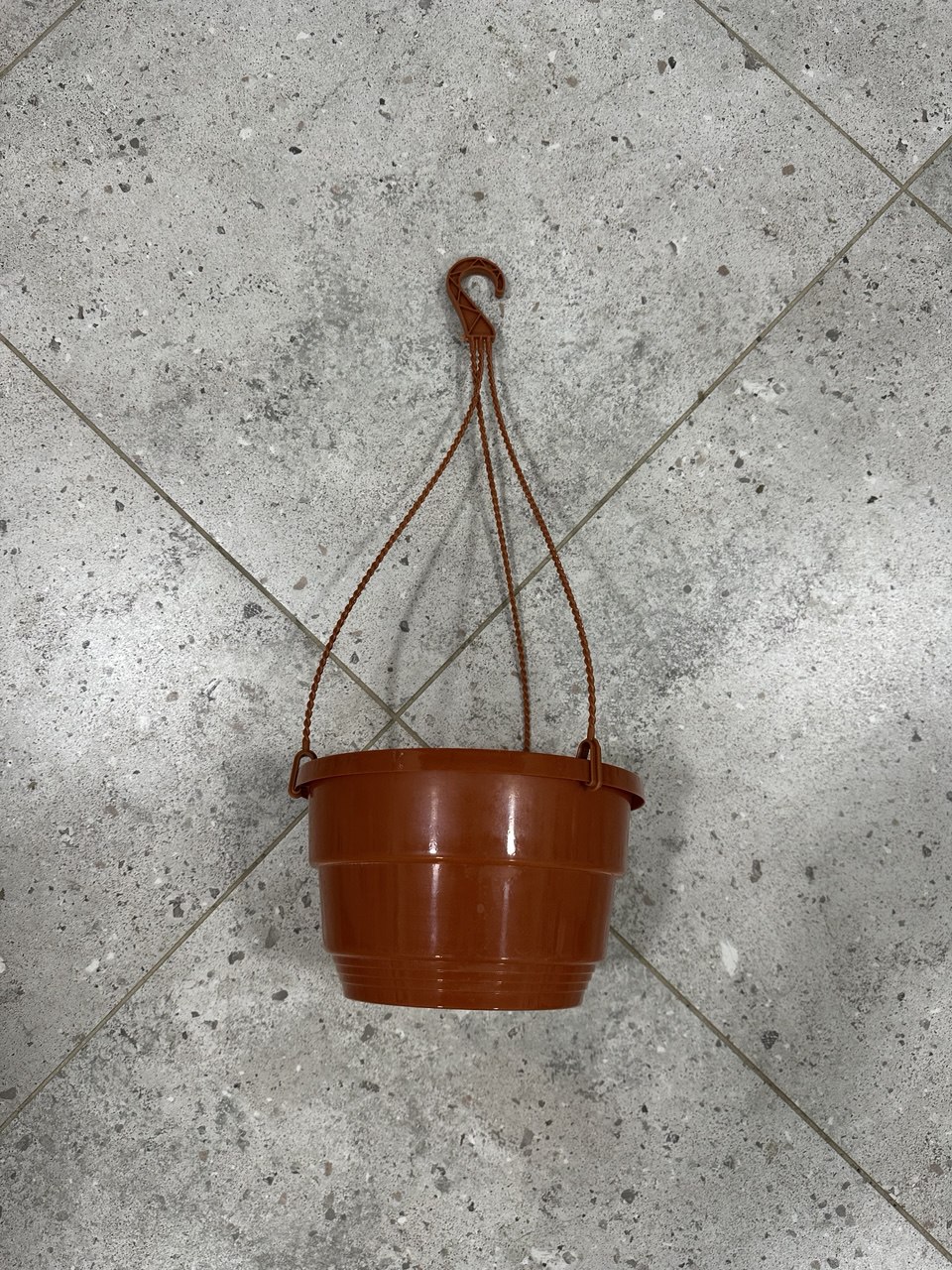 Підвісний горщик з гачком 3,7 л, коричневий, 50 шт , Україна