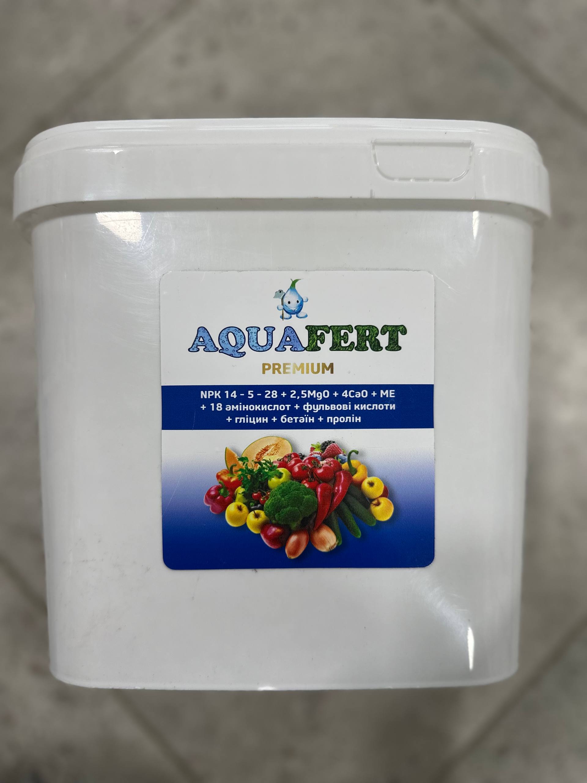 Акваферт Преміум, NPK 14-5-28 + 2,5Mg0 + 4Ca0 + ME + 18, 10 кг